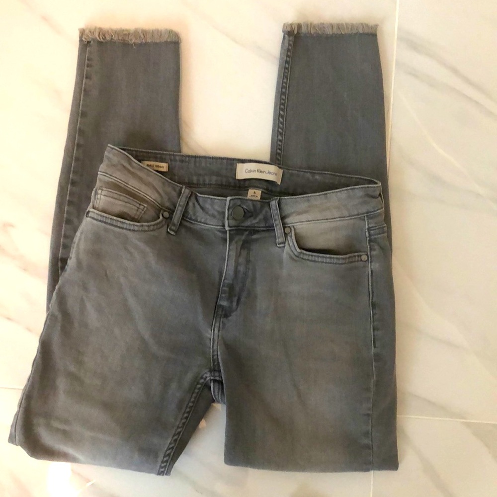 Calvin Klein ankle skinny jeans